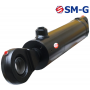 POLSKI MOCNY SIŁOWNIK HYDRAULICZNY CYLINDER SKOK 400 SKRAW-MET